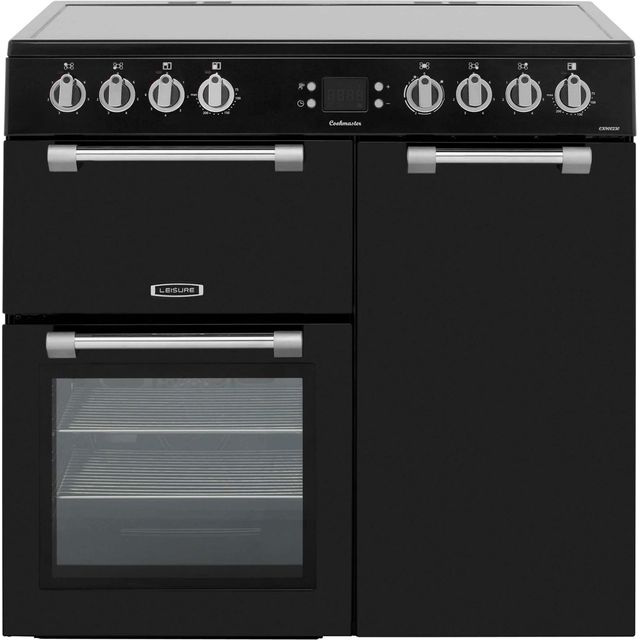 Leisure Cookmaster CK90C230K 90cm Electric Range Cooker with Ceramic Hob - Black - A/A Rated