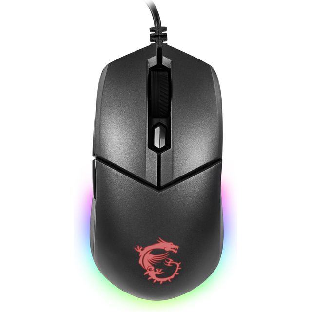 MSI Clutch GM11 Wired USB Optical Mouse - Red / Black 