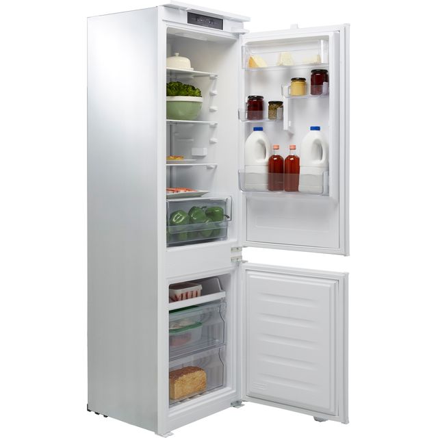 Indesit INC18T311 Integrated Frost Free Fridge Freezer with Sliding Door Fixing Kit - White - F Rated - INC18T311_WH - 1