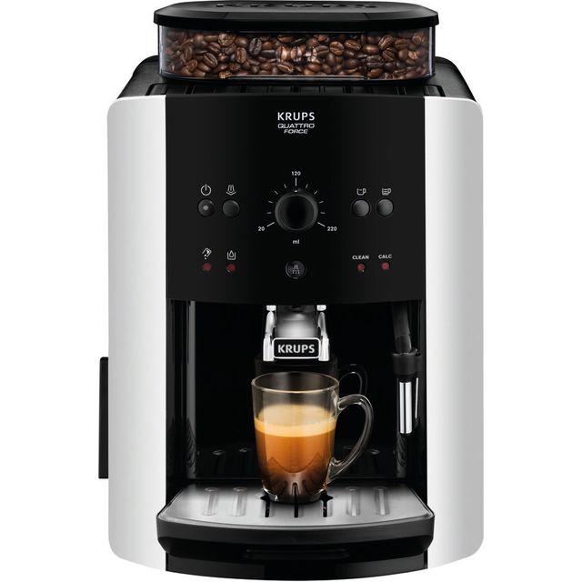 Krups EA811840 Bean to Cup Coffee Machine - Silver 