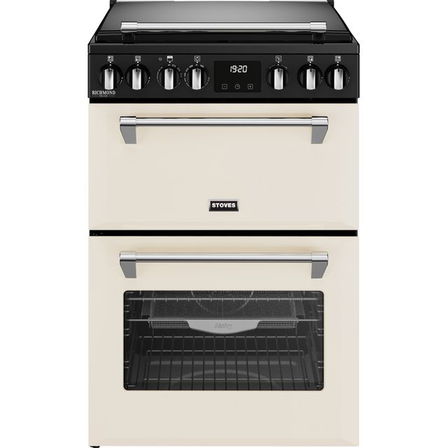 Stoves Richmond Deluxe 60cm Freestanding Dual Fuel Mini Range Cooker - Cream - A Rated