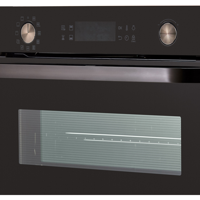 Samsung Prezio Dual Cook Flex NV75N5641RB Built In Electric Single Oven - Black Glass - NV75N5641RB_BKG - 3