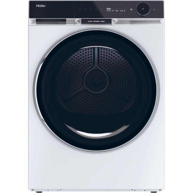 Haier X Series 11 HD90-A3Q97U1 Wifi Connected 9Kg Heat Pump Tumble Dryer - White - A+++ Rated