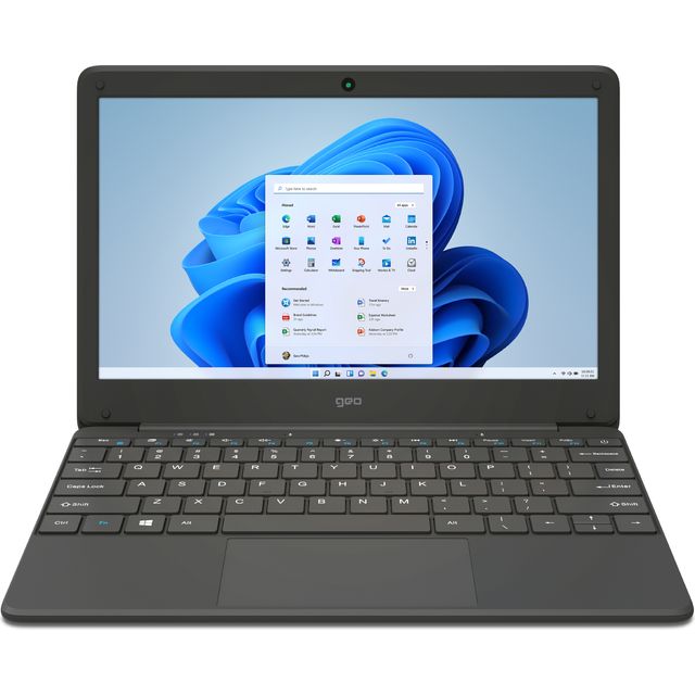 GEO GeoBook 110 11.6" Laptop Intel® Celeron® N 64GB eMMC includes Microsoft 365 - Black 
