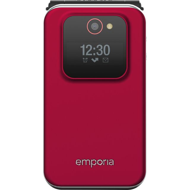 Emporia JOY-LTE 128MB Flip Phone in Red