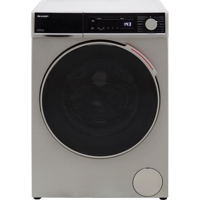 Sharp ES-NDB8144SD-EN 8Kg / 6Kg Washer Dryer with 1400 rpm - Silver - E Rated