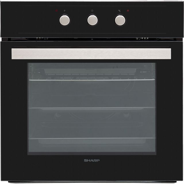 Sharp K-60M15BL2-EU Built In Electric Single Oven - Black - A Rated 