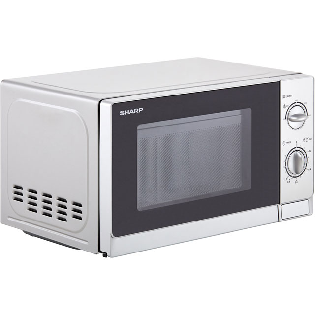 Sharp R20DSLM 20 Litre Microwave - Silver - R20DSLM_SI - 4
