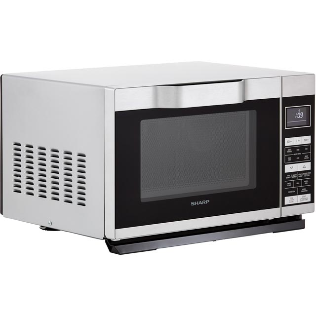 Sharp R861SLM 25 Litre Combination Microwave Oven - Silver - R861SLM_SI - 2