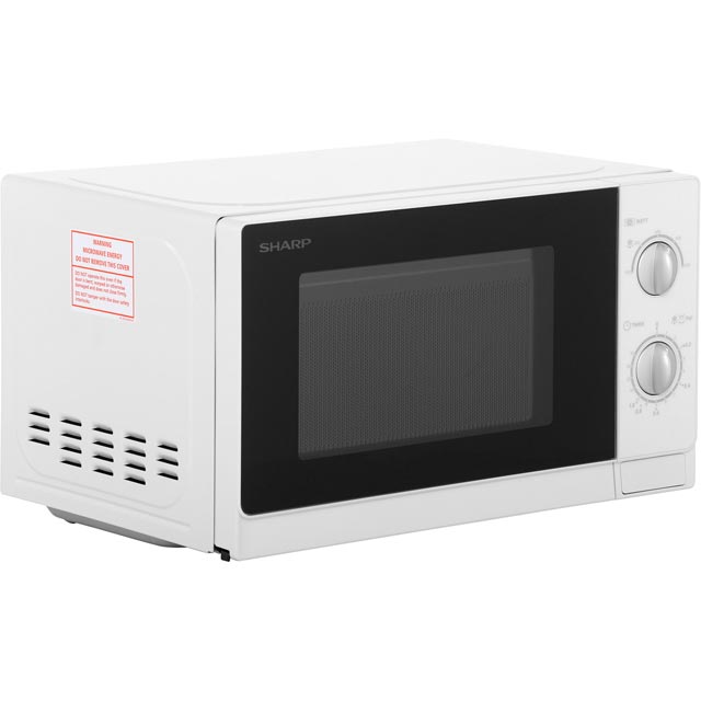 Sharp R20DWM 20 Litre Microwave - White - R20DWM_WH - 2