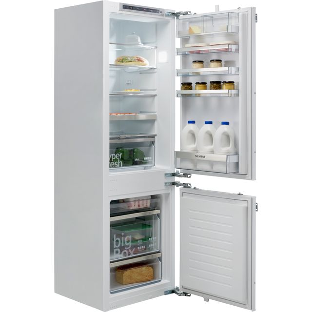 Siemens IQ-500 KI86SAFE0G Integrated 60/40 Fridge Freezer with Fixed Door Fixing Kit - White - E Rated