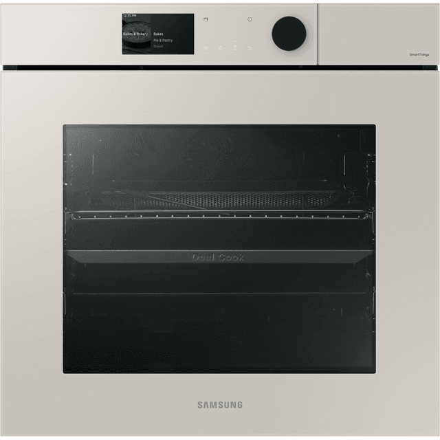 Samsung Series 7 Bespoke NV7B7970CAA Built In Electric Single Oven - Satin Beige - NV7B7970CAA_SB - 1