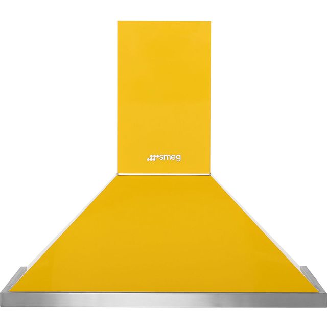 Smeg Portofino KPF9YW 90 cm Chimney Cooker Hood - Yellow - KPF9YW_YL - 1