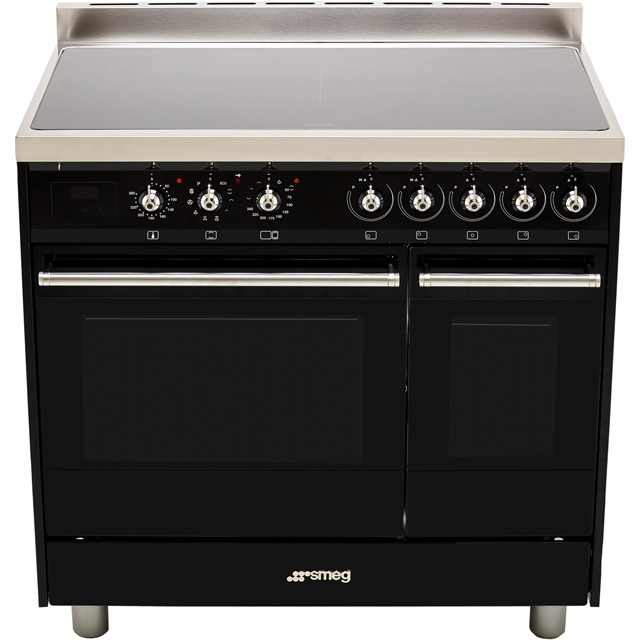 Smeg C92IPX9 Classic 90cm Electric Range Cooker - Stainless Steel - C92IPX9_SS - 2