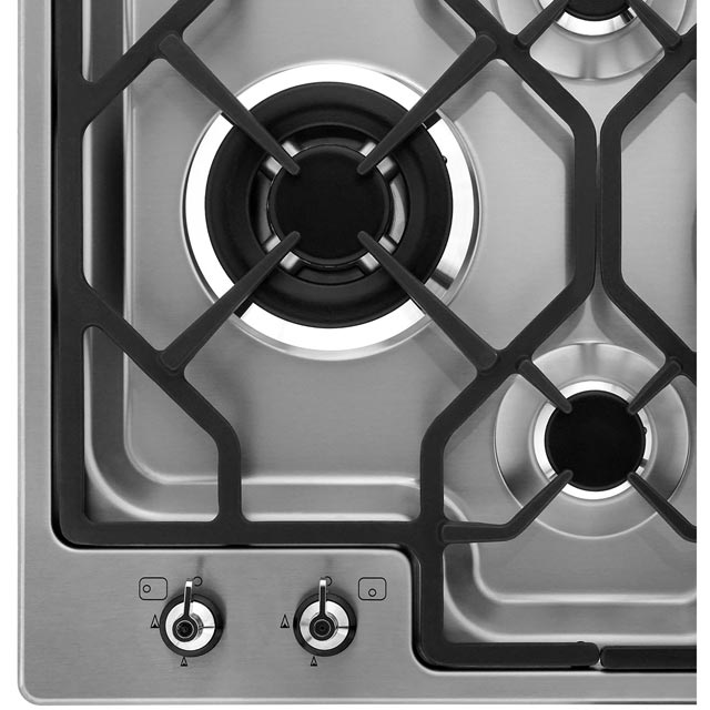 Smeg Classic PGF64-4 Built In Gas Hob - Stainless Steel - PGF64-4_SS - 3