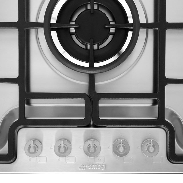 Smeg PGF75-4 Built In Gas Hob - Stainless Steel - PGF75-4_SS - 5