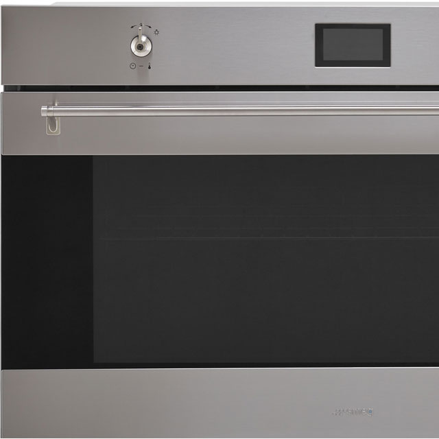 Smeg Classic SF9390X1 Built In Electric Single Oven - Stainless Steel - SF9390X1_SS - 2