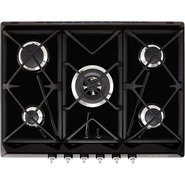 Smeg Victoria SR975NGH 68cm Gas Hob - Black