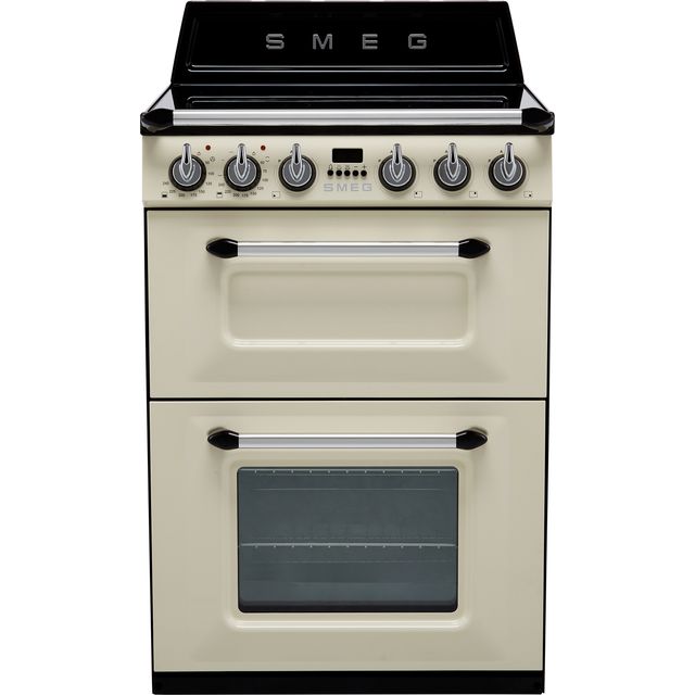 Smeg Victoria TR62IP Electric Cooker with Induction Hob - Cream - A/A Rated