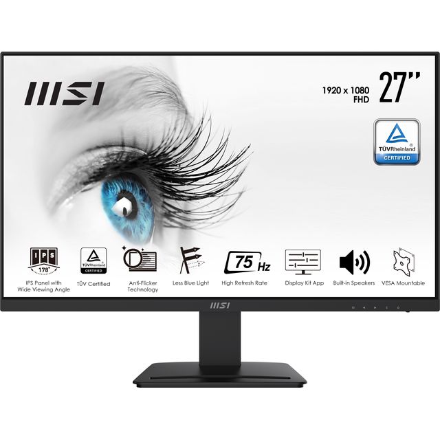 MSI 27" Full HD 75Hz Monitor - Black 