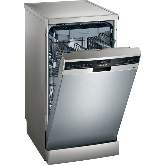 Siemens IQ-300 SR23EI28ME Slimline Dishwasher - Stainless Steel - SR23EI28ME_SS - 1