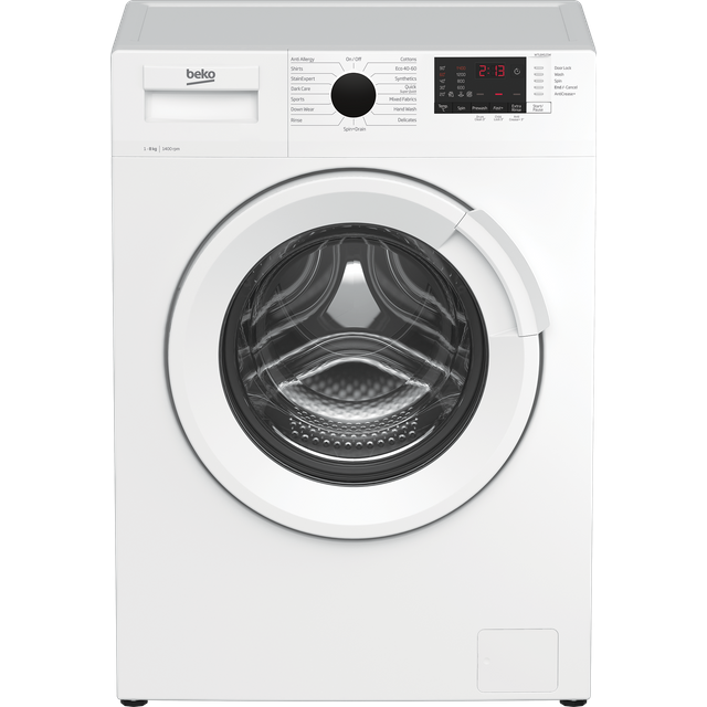 Beko WTL84121W 8Kg Washing Machine - White - WTL84121W_WH - 1