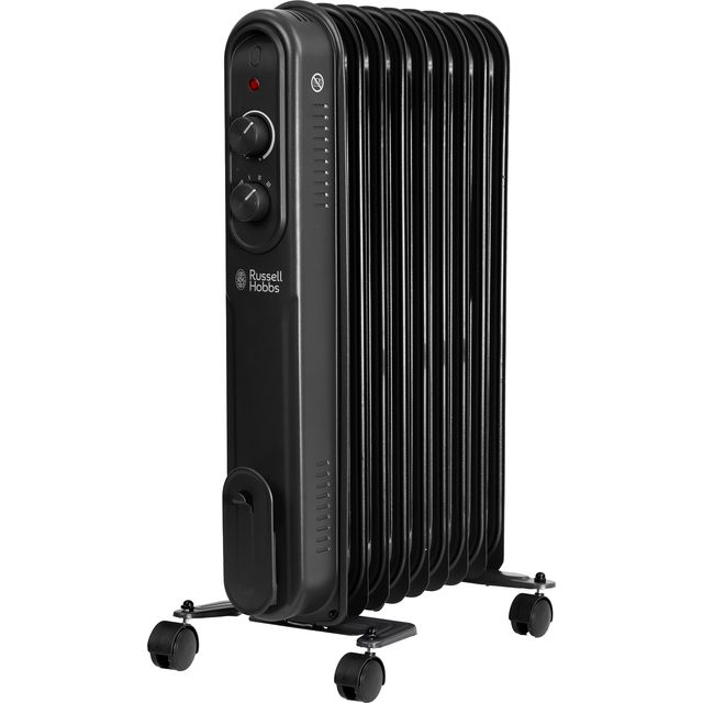 Russell Hobbs 9 Fin RHOFR9004B Oil Filled Radiator 2000W - Black