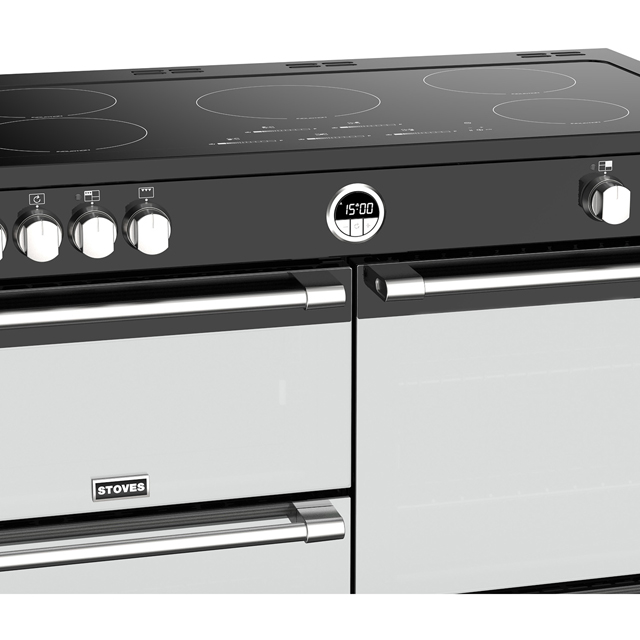 Stoves Sterling Deluxe S1000EI 100cm Electric Range Cooker - Black - Sterling Deluxe S1000EI_BK - 4