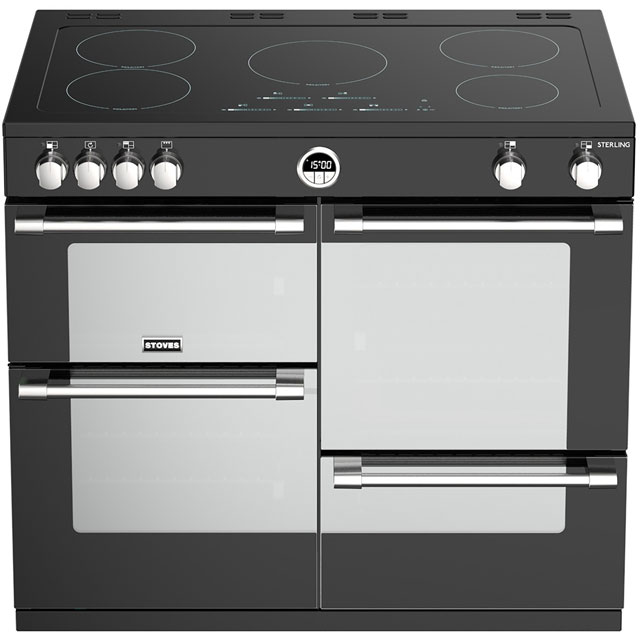 Stoves Sterling S1000EI 100cm Electric Range Cooker - Stainless Steel - Sterling S1000EI_SS - 2