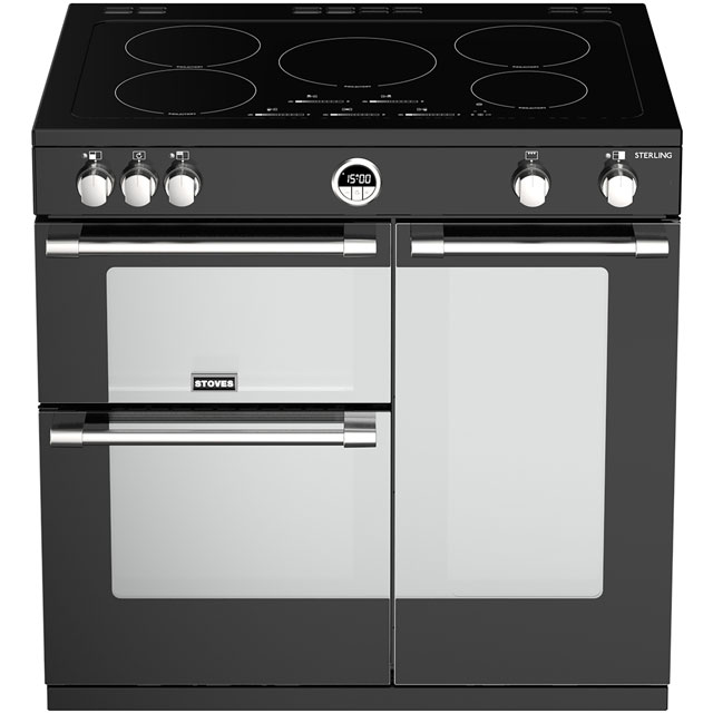 Stoves Sterling S900EI 90cm Electric Range Cooker - Stainless Steel - Sterling S900EI_SS - 2