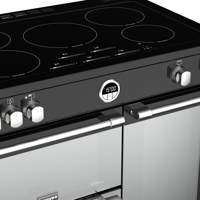 Stoves Sterling S900EI 90cm Electric Range Cooker - Stainless Steel - Sterling S900EI_SS - 3