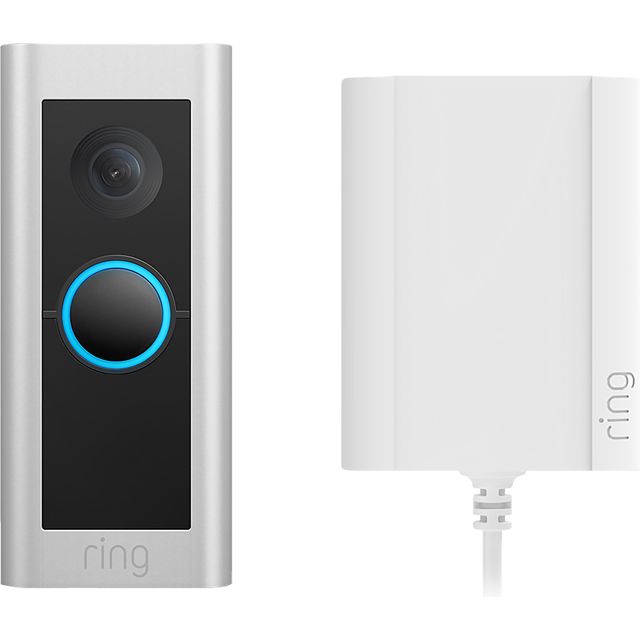 Ring Video Doorbell Pro 2 Plug-In HD+ 1536p - Nickel 