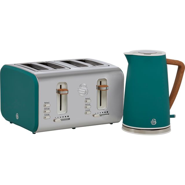 Swan Nordic STP2091GREN Kettle And Toaster Set - Green 