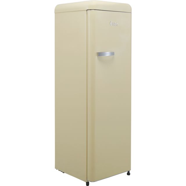 swan cream retro fridge freezer