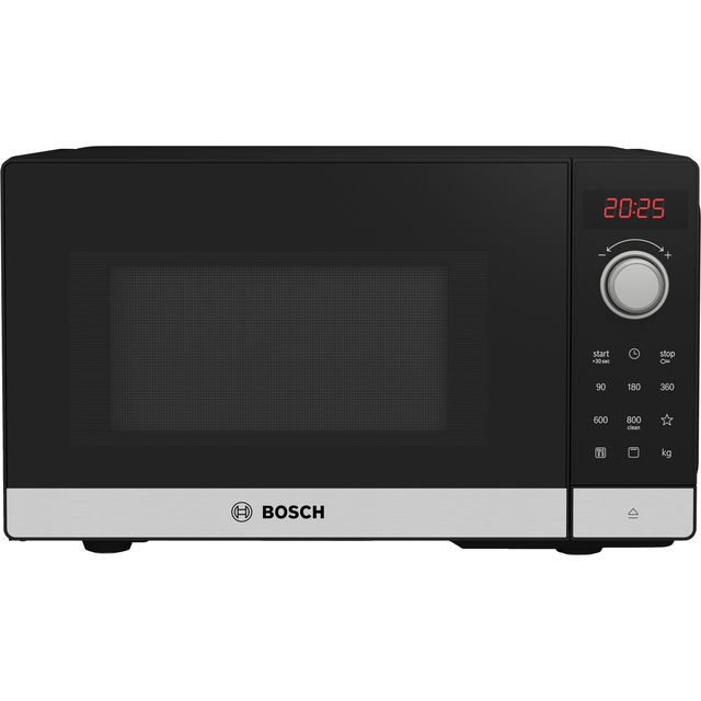 Bosch Serie 2 FEL023MS2B 20 Litre Microwave With Grill - Black / Stainless Steel - FEL023MS2B_SSB - 1