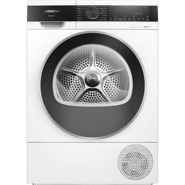 Siemens IQ-500 WQ45G209GB 9Kg Heat Pump Tumble Dryer - White - A++ Rated