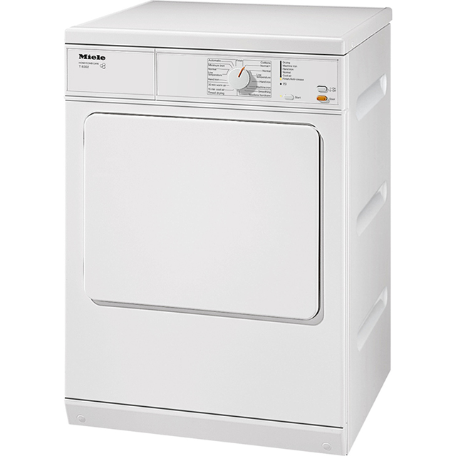 Miele T8302 Free Standing Vented Tumble Dryer in White