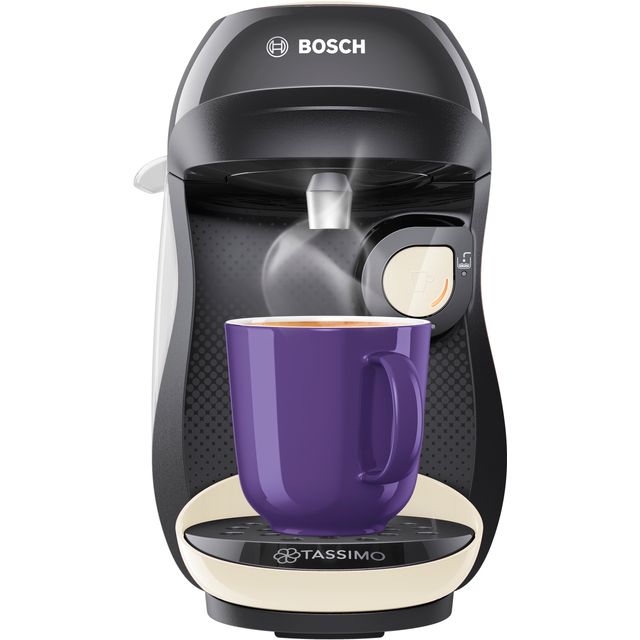 Tassimo by Bosch Happy TAS1007GB Pod Coffee Machine - Black / Cream 