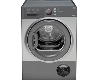 Hotpoint Aquarius Free Standing Condenser Tumble Dryer in Graphite