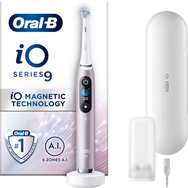 Oral-B iO 9 Electric Toothbrush - Rose Quartz