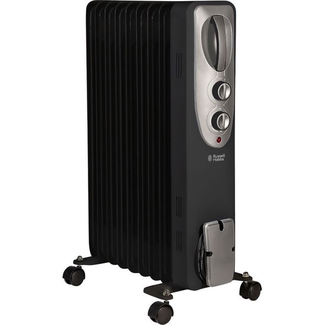 Russell Hobbs 9 Fin RHOFR5002B Oil Filled Radiator 2000W - Black