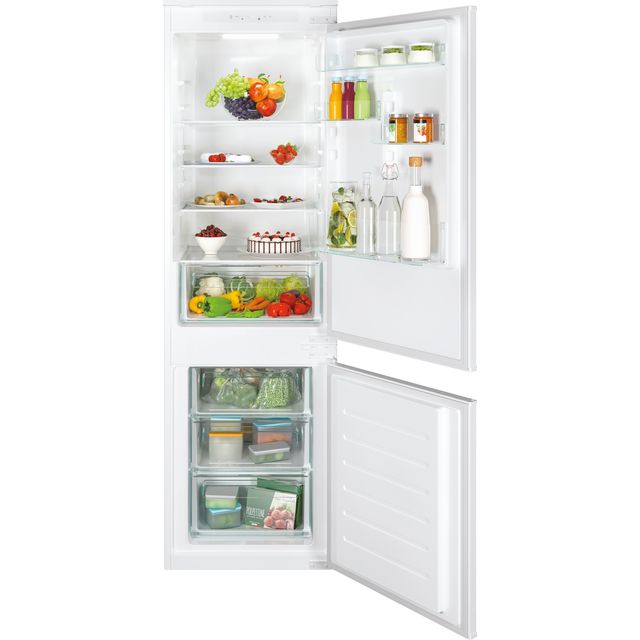 Baumatic BBL3518EK 177cm High Integrated Fridge Freezer with Sliding Door Fixing Kit - White - E Rated