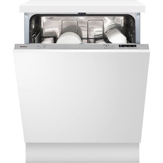 Amica ADI630 Fully Integrated Standard Dishwasher - Silver - ADI630_SI - 1