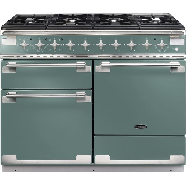 Rangemaster ELS110DFFMG Elise 110cm Dual Fuel Range Cooker - Mineral Green - ELS110DFFMG_MG - 1