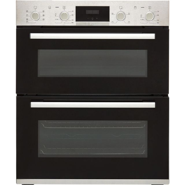 Bosch Series 4 NBS533BS0B Built Under Double Oven - Stainless Steel - NBS533BS0B_SS - 1