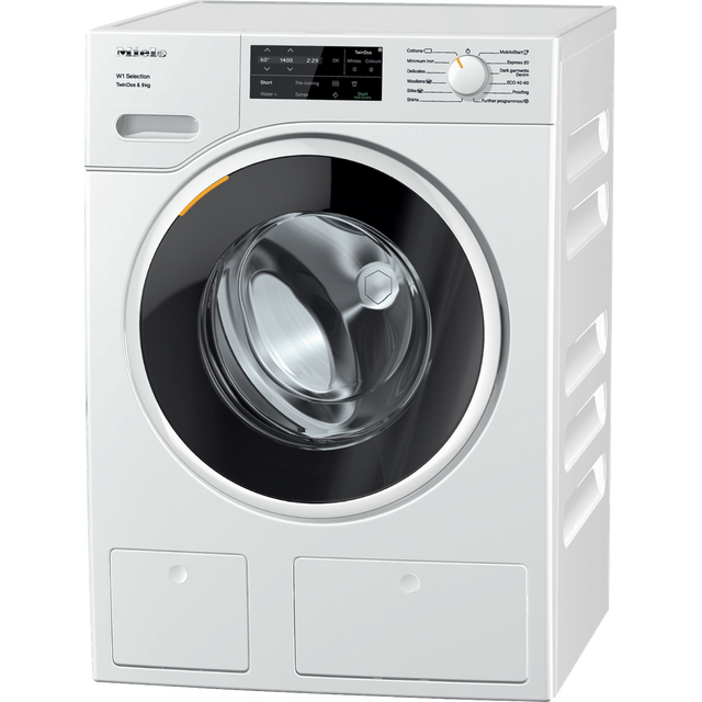 Miele W1 WSG663 9Kg Washing Machine with 1400 rpm - White - A Rated