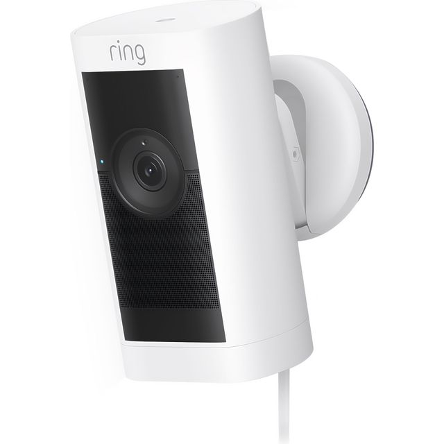 Ring Stick Up Cam Pro Smart Home Security Camera - White