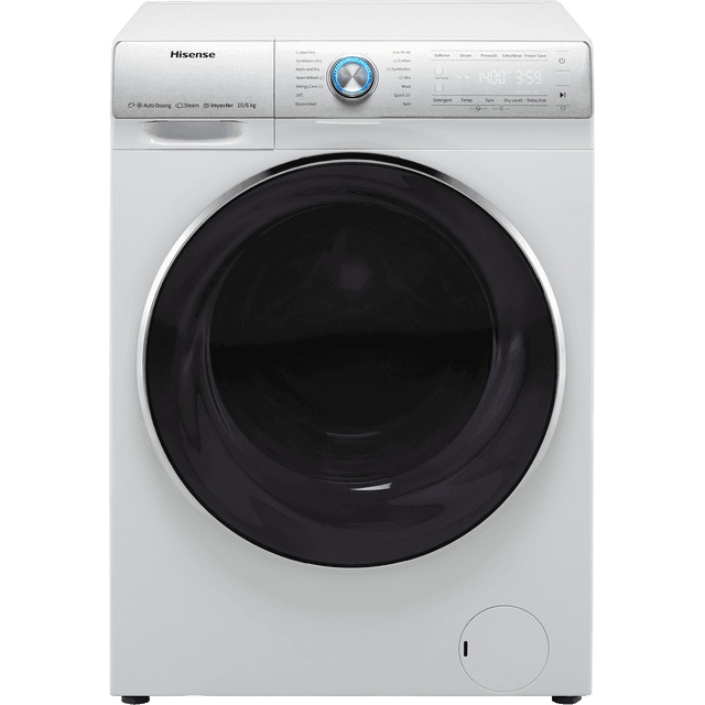 Hisense WDQR1014EVAJM 10Kg / 6Kg Washer Dryer - White - WDQR1014EVAJM_WH - 1