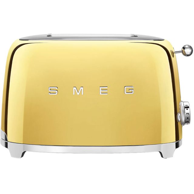Smeg TSF01GOUK 2 Slice Toaster - Gold