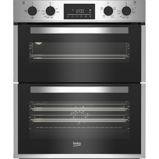 Beko RecycledNet BBTF26300X Built Under Electric Double Oven - Stainless Steel - A/A Rated